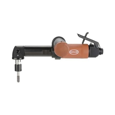 SIOUX TOOLS Right Angle Extended Die Grinder, ToolKit Bare Tool, Series Signature, 12000 RPM, 1 hp, 30 CFM, 9 SAGA1AX12G